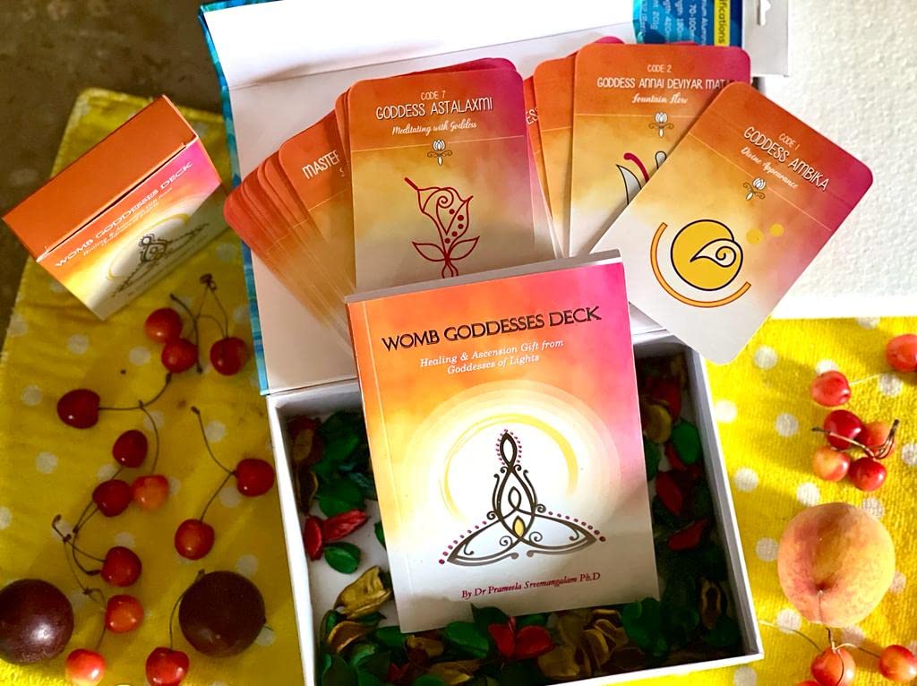 WOMB GODDESSESS DECK - HEALING & ASCENSION GIFT FROM GODDESSES OF LIGHTS